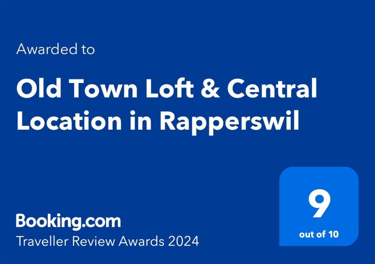 Old Town Loft & Central Location In Rapperswil Zewnętrze zdjęcie
